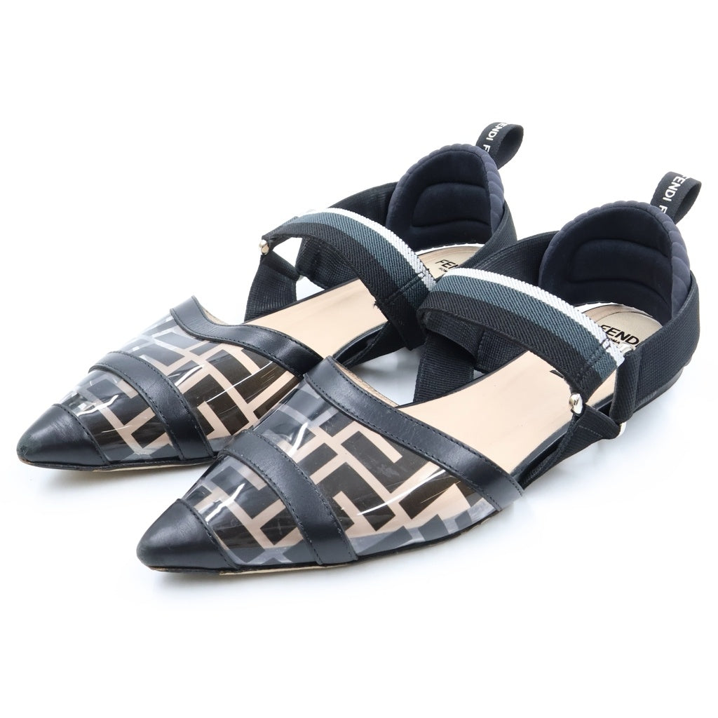 FENDI(フェンディ) コリブリ フラットシューズ パンプス レディース ブラック