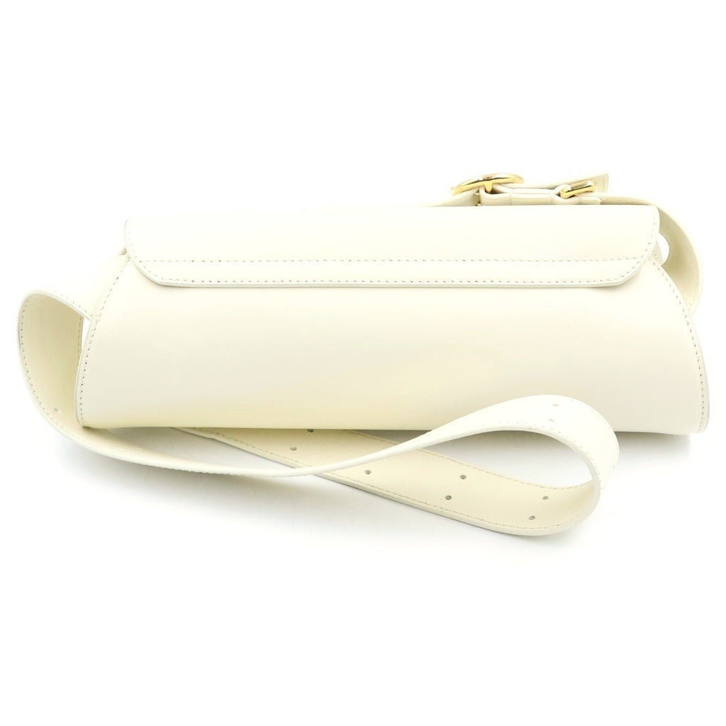 JIL SANDER(ジルサンダー) Cannolo Small カンノーロ スモール レザー ショルダーバッグ ホワイト J07WD0023 レディース