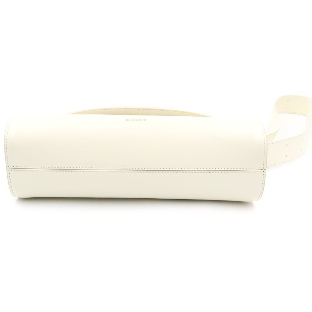 JIL SANDER(ジルサンダー) Cannolo Small カンノーロ スモール レザー ショルダーバッグ ホワイト J07WD0023 レディース