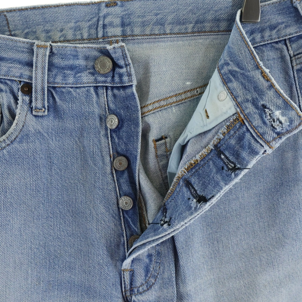 Levi's(リーバイス) 80S VINTAGE 501 66後期 ヴィンテージ ボタン裏6 ストレート デニムパンツ インディゴ