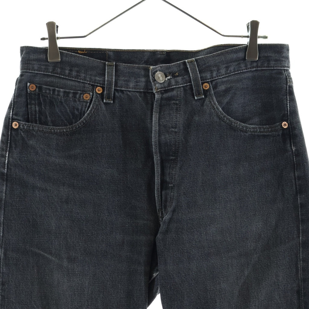 Levi's(リーバイス) 90S VINTAGE 501 ヴィンテージ ボタン裏553 USA製 先染め ボタンフライ デニムパンツ ブラック