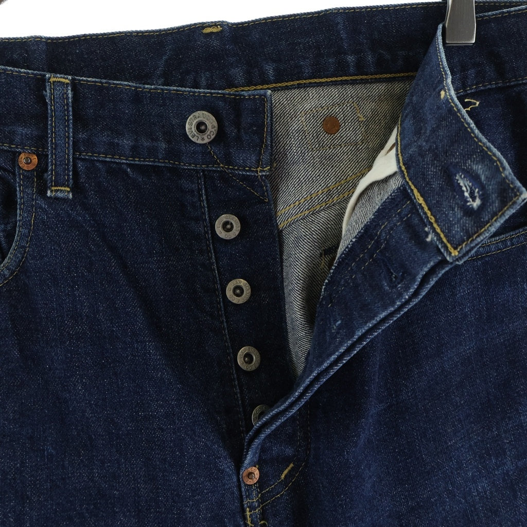 Levi's(リーバイス) 90S VINTAGE 702XX 復刻 ヴィンテージ ボタン裏J22 ボタンフライ ストレート デニムパンツ インディゴ