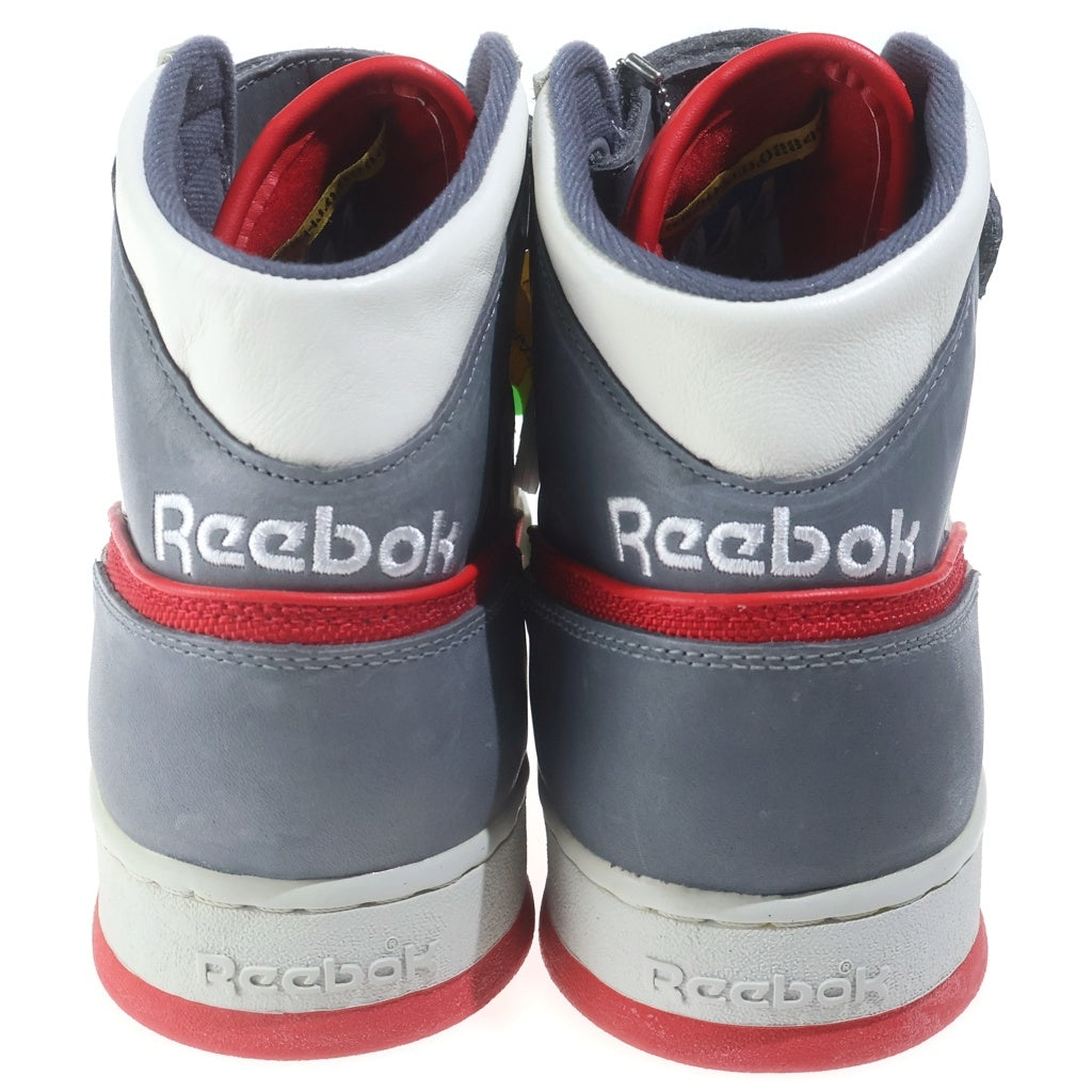 Reebok(リーボック) ALIEN FIGHTER BISHOPS SCARLET エイリアンスタンパー ハイカットスニーカー ホワイト/グレー US10/28cm DV8578