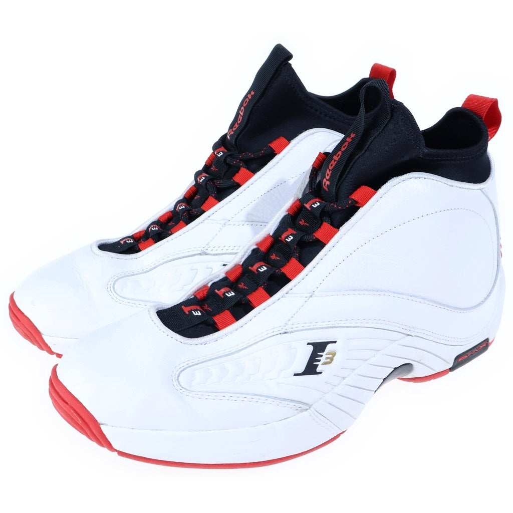 Reebok(リーボック) ANSWER 4.5 アンサー ハイカットスニーカー ホワイト/レッド US10/28cm CN6848