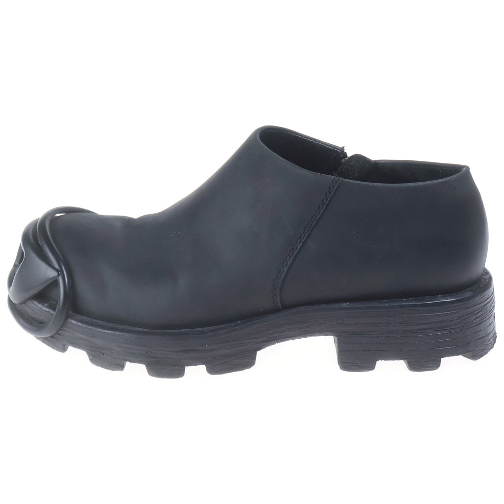 DIESEL(ディーゼル) 23AW D-HAMMER MS ディーハンマー レザー ショートブーツ ブラック Y03324