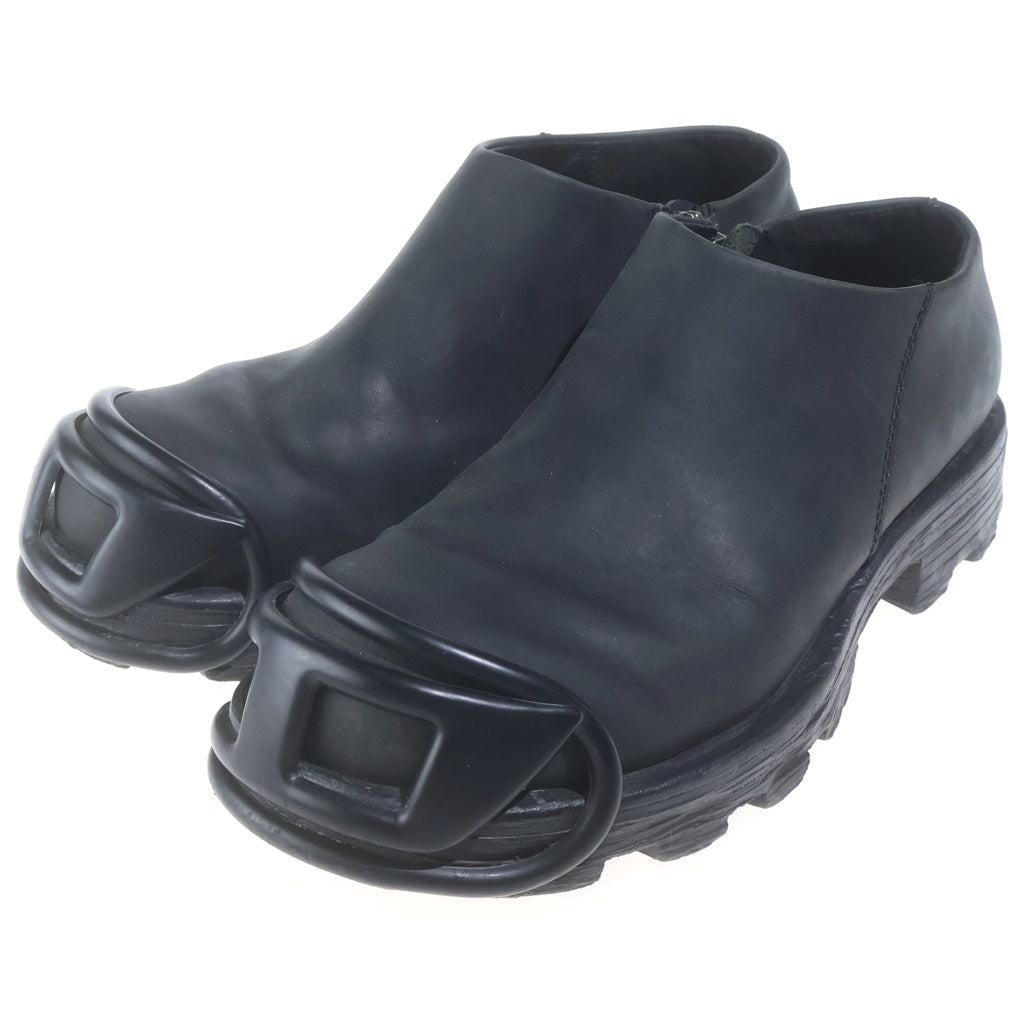 DIESEL(ディーゼル) 23AW D-HAMMER MS ディーハンマー レザー ショートブーツ ブラック Y03324
