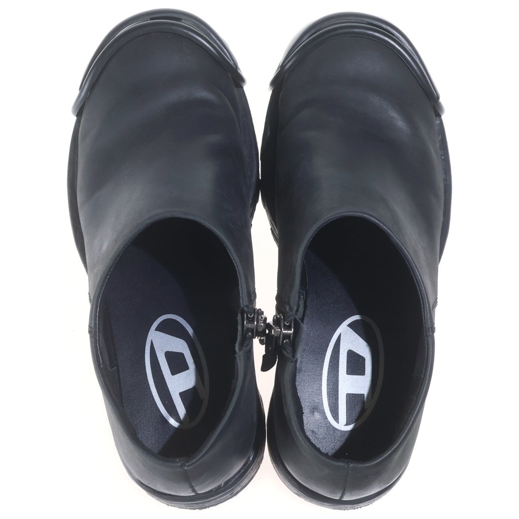 DIESEL(ディーゼル) 23AW D-HAMMER MS ディーハンマー レザー ショートブーツ ブラック Y03324