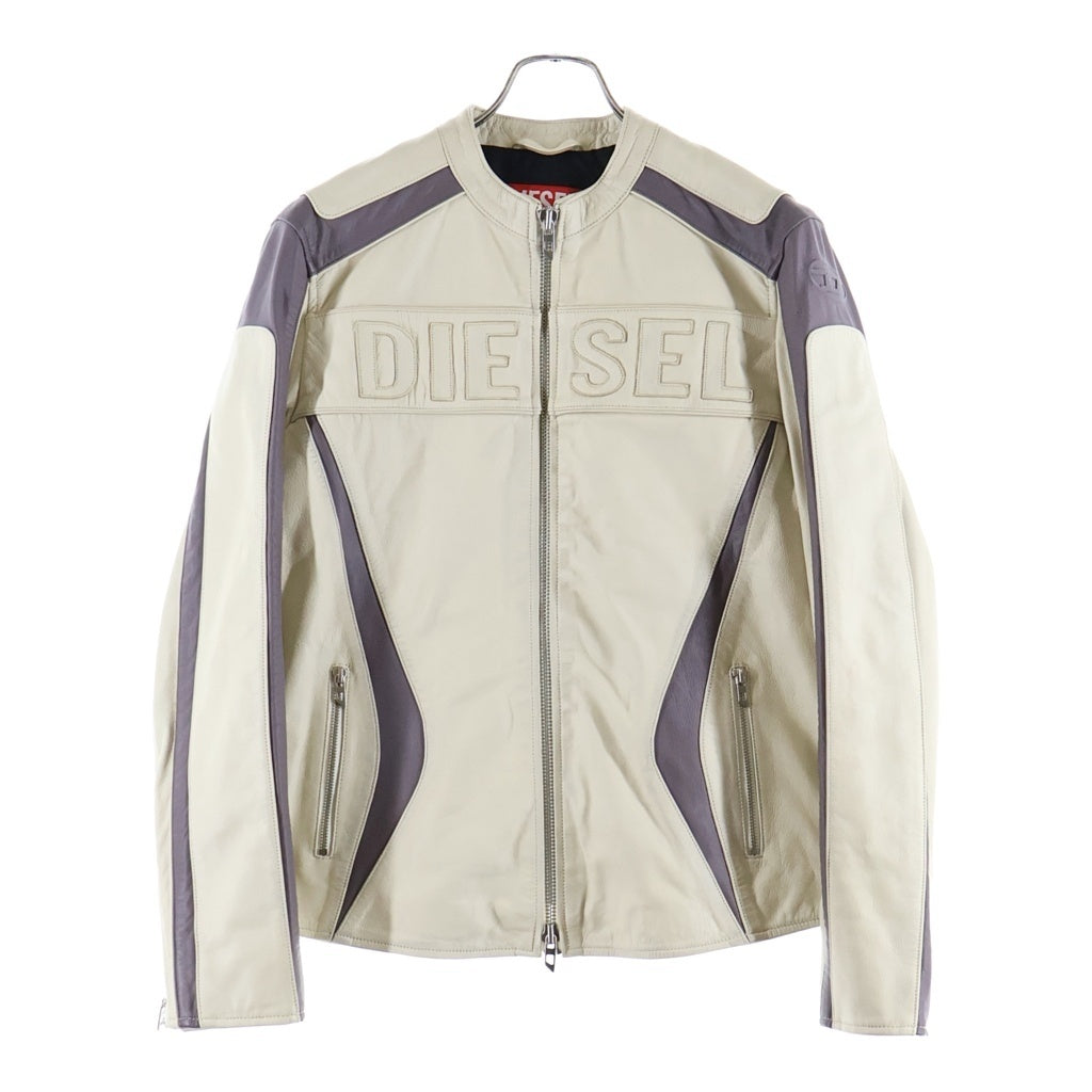 DIESEL(ディーゼル) 26SS L-ADAM シングル ラムレザー レーシング ジャケット A21125