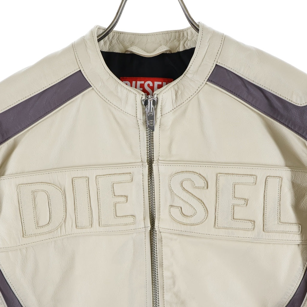DIESEL(ディーゼル) 26SS L-ADAM シングル ラムレザー レーシング ジャケット A21125