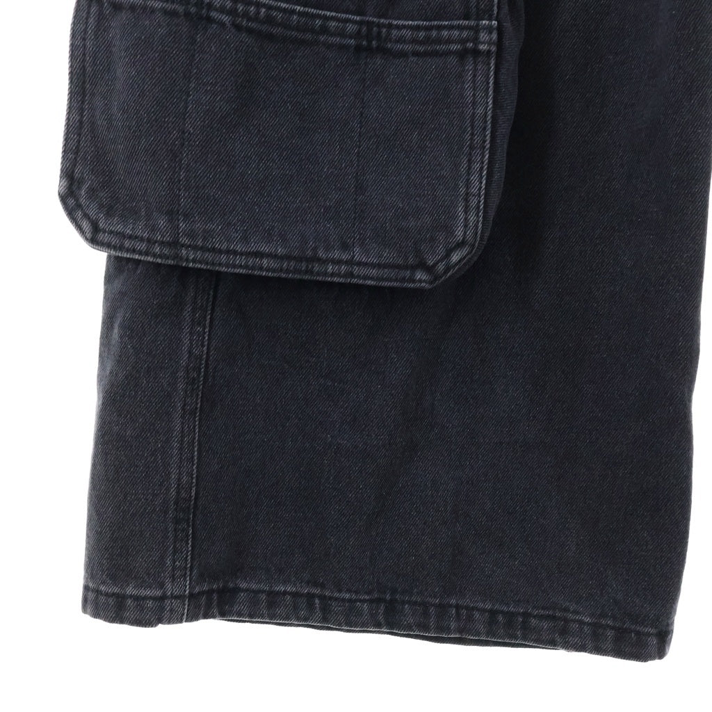 DIESEL(ディーゼル) D-RISE-CARGO-S ディーライズ ワイド デニム カーゴパンツ ブラック A11871