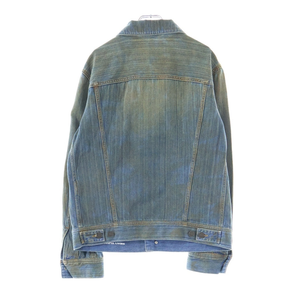 DIESEL(ディーゼル) D-BARCY-FSC ショルダーロゴプレート デニム トラッカージャケット インディゴ A10847