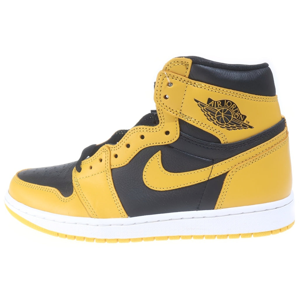 NIKE(ナイキ) AIR JORDAN 1 HIGH OG POLLEN 555088-701 エアジョーダン1 パラン ハイカットスニーカー ブラック/イエロー US9/27cm