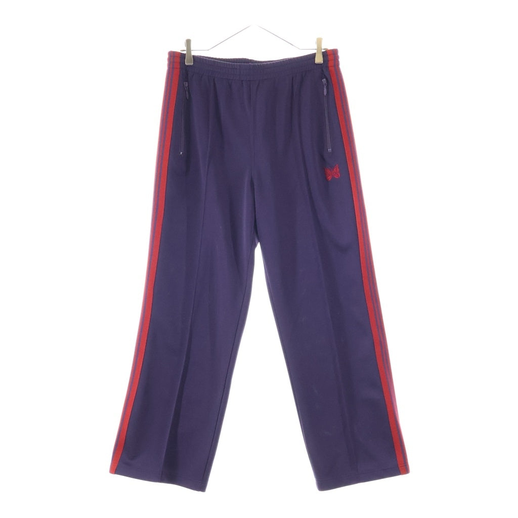 Needles(ニードルス) 22AW Track Pant Poly Smooth トラックパンツ ポリスムース サイドライン パープル LQ229