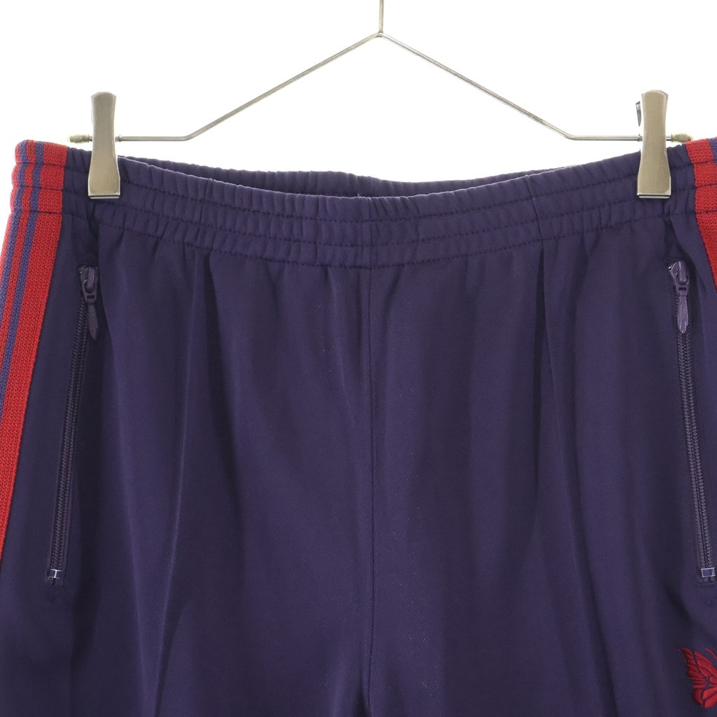 Needles(ニードルス) 22AW Track Pant Poly Smooth トラックパンツ ポリスムース サイドライン パープル LQ229