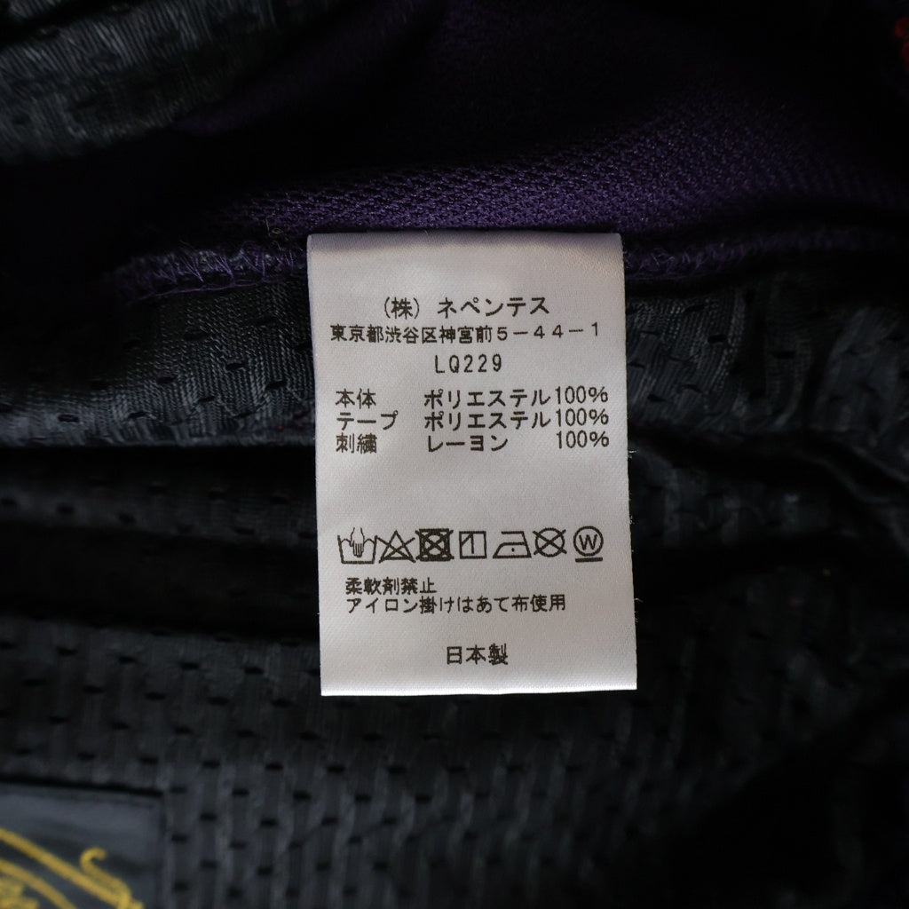 Needles(ニードルス) 22AW Track Pant Poly Smooth トラックパンツ ポリスムース サイドライン パープル LQ229
