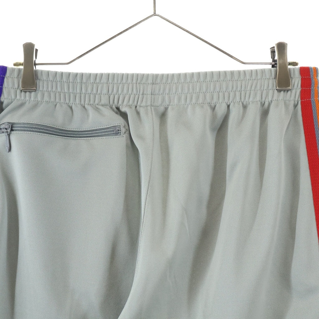 Needles(ニードルス) ×STUDIOUS Track Pant Poly Smooth ステュディオス ストラックパンツ ポリスムース サイドライン グレー MR443