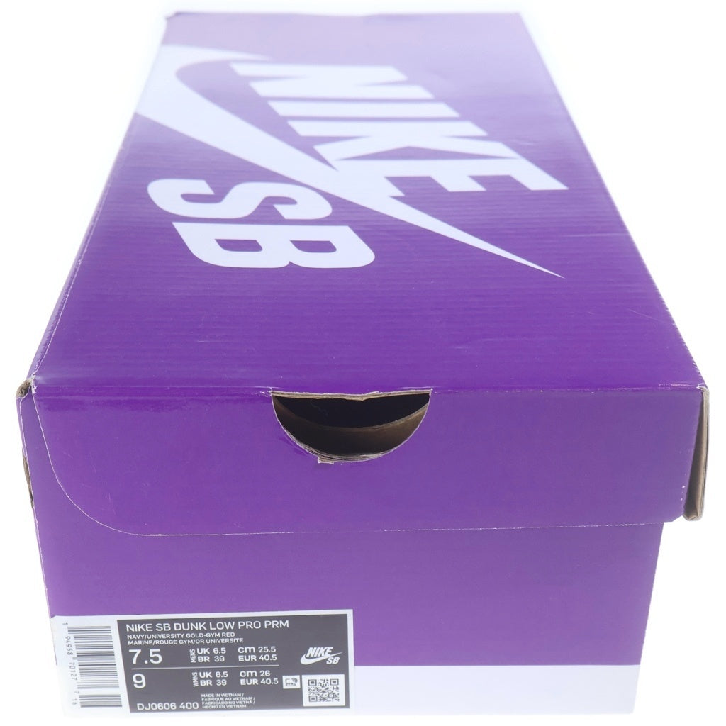 NIKE SB(ナイキエスビー) DUNK LOW BARCELONA ダンク バルセロナ ローカットスニーカー レッド/ブルー US7.5/25.5cm DJ0606-400