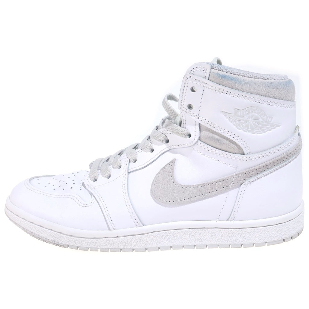 NIKE(ナイキ) AIR JORDAN 1 HIGH 85 NEUTRAL GREY BQ4422-100 エアジョーダン ニュートラルグレー ハイカットスニーカー ホワイト US7.5/25.5cm