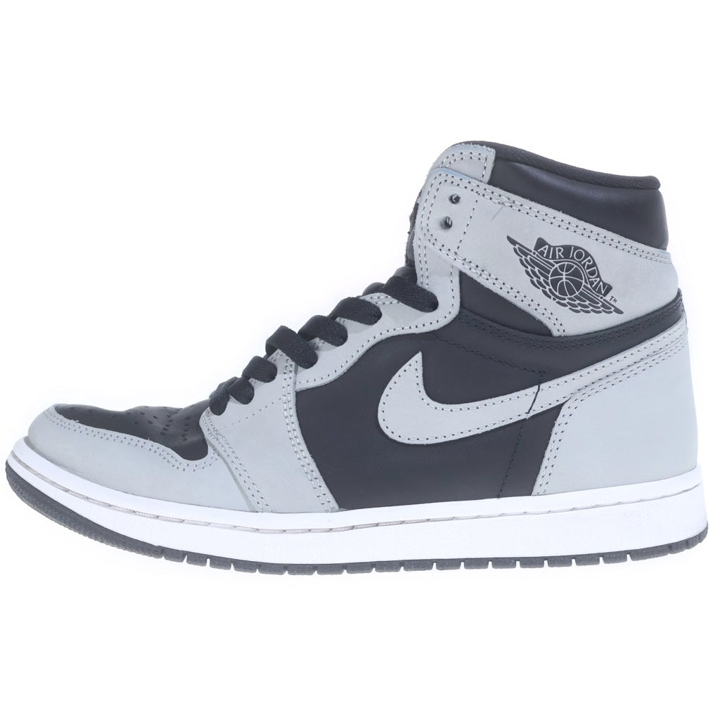 NIKE(ナイキ) AIR JORDAN 1 HIGH OG SHADOW 2.0 エアジョーダン シャドウ ハイカットスニーカー ブラック/グレー US7.5/25.5cm 555088-035