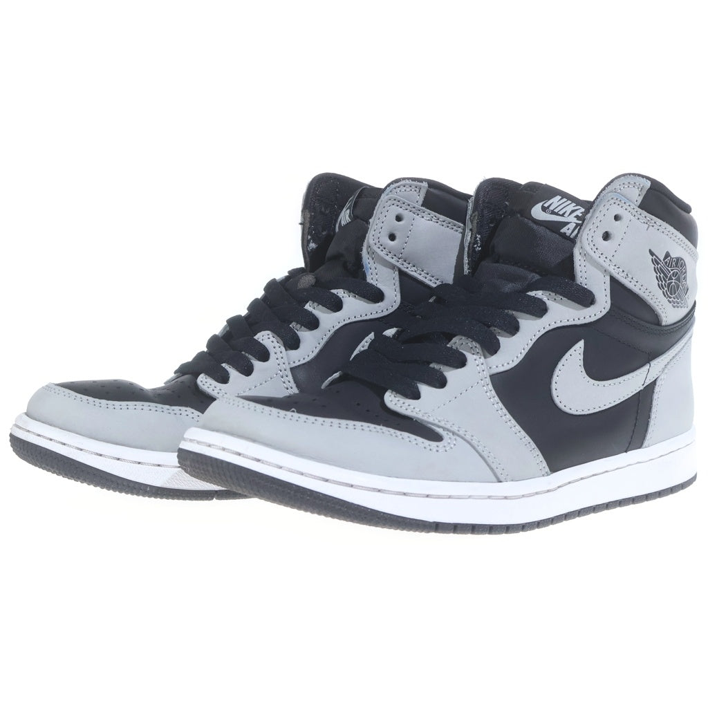 NIKE(ナイキ) AIR JORDAN 1 HIGH OG SHADOW 2.0 エアジョーダン シャドウ ハイカットスニーカー ブラック/グレー US7.5/25.5cm 555088-035