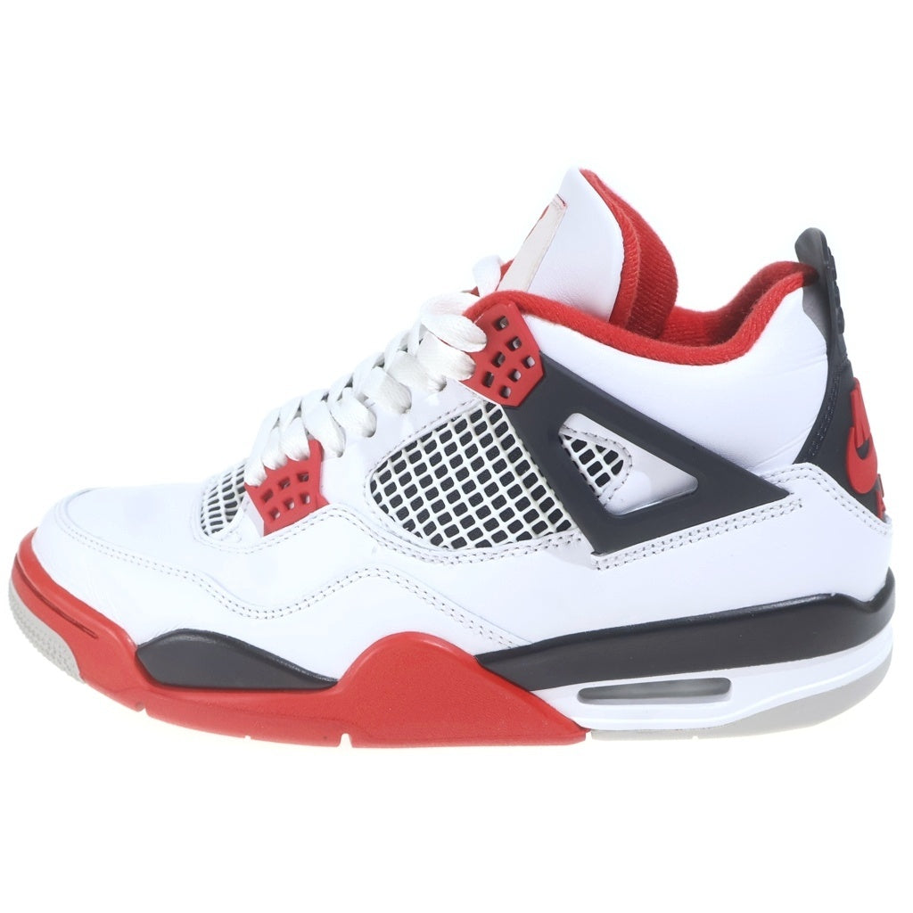 NIKE(ナイキ) AIR JORDAN 4 RETRO OG FIRE RED 2020 DC7770-160 エアジョーダン4 レトロ ハイカットスニーカー ホワイト/レッド US7.5/25.5cm