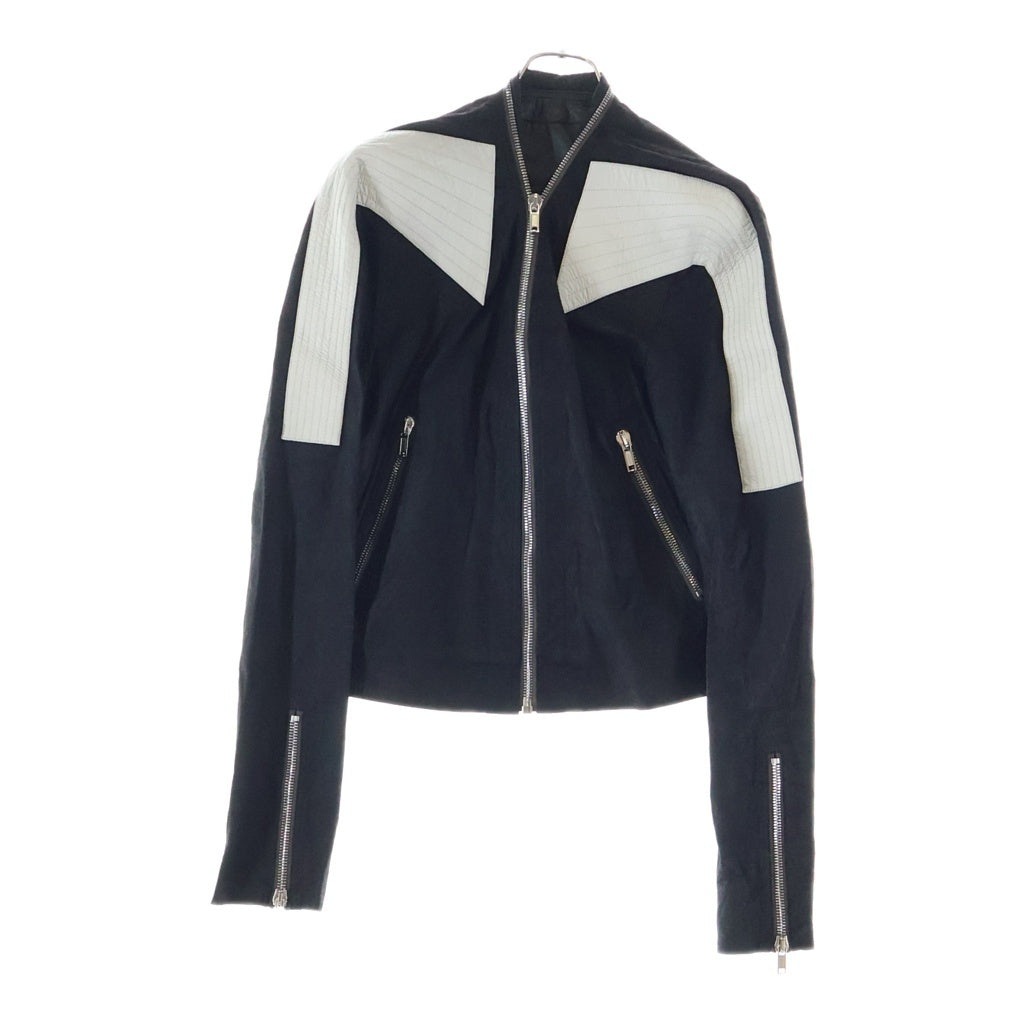 Rick Owens(リックオウエンス) 21SS PHLEGETHON デストロイレザー フルジップ ジャケット ブラック RU21S6772-LBAB
