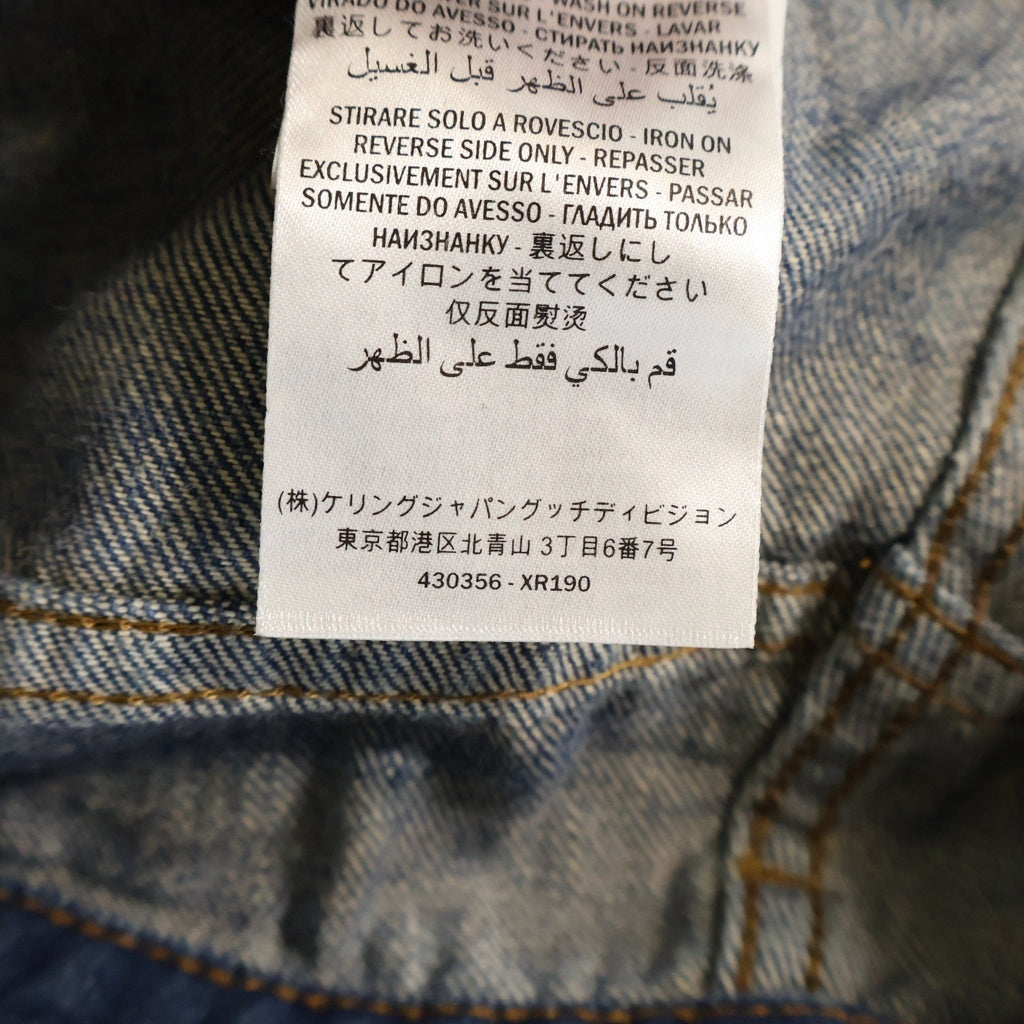 GUCCI(グッチ) 17AW Snake Embroidery Denim Pant スネーク刺繍 デニムパンツ インディゴ 430356