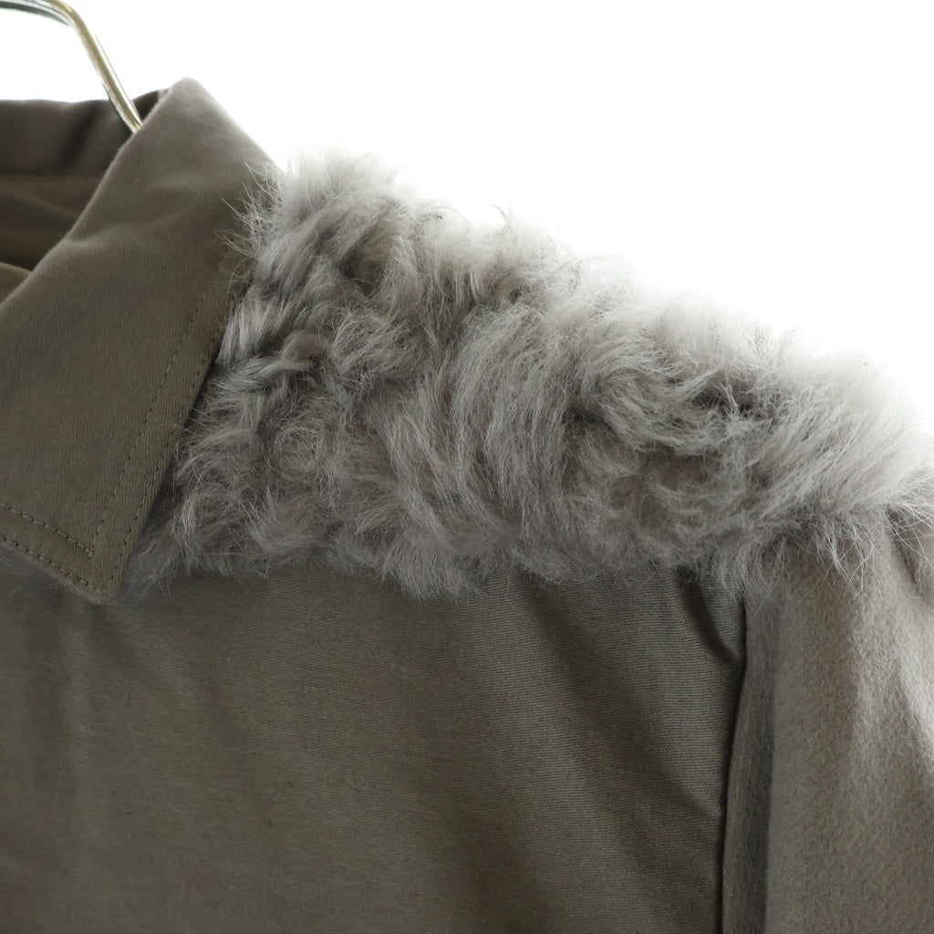 Rick Owens(リックオウエンス) 19AW LARRY SHEARING OVERSHIRT ラリー シアリング オーバーシャツ ジャケット グレー RU19F4729-COMBO1