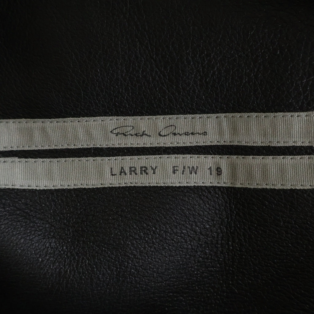 Rick Owens(リックオウエンス) 19AW LARRY SHEARING OVERSHIRT ラリー シアリング オーバーシャツ ジャケット グレー RU19F4729-COMBO1