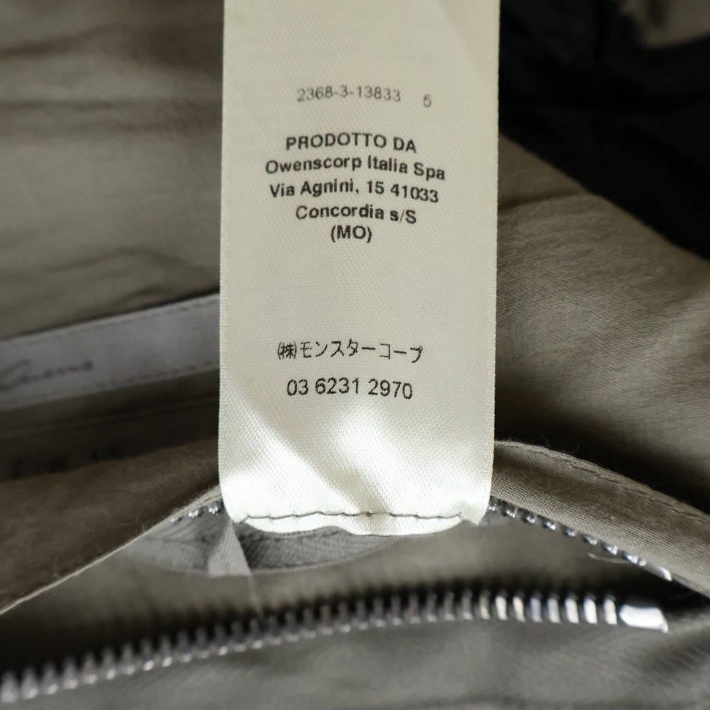 Rick Owens(リックオウエンス) 19AW Wool Larry Rolf Peacoat ウール ラリー 1B コート チャコール RR19F4907-DDW1A
