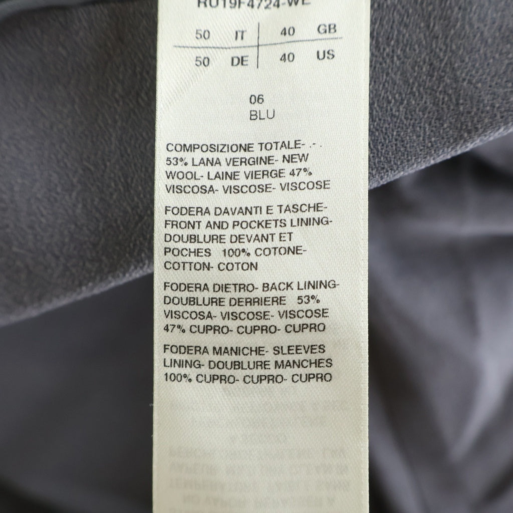 Rick Owens(リックオウエンス) 19AW ピークドラペル 1B ブレザー テーラードジャケット グレー RU19F4724-WE