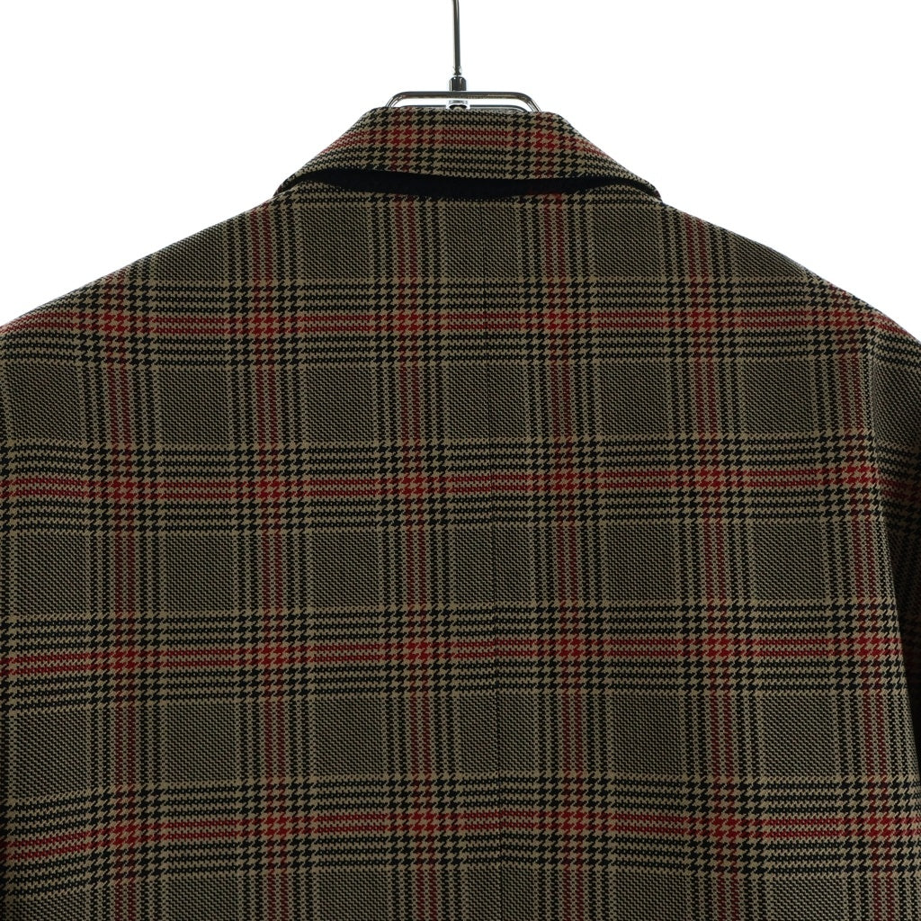DRIES VAN NOTEN(ドリスヴァンノッテン) チェック オーバーサイズ 2B テーラードジャケット スラックスパンツ セットアップ マルチ 73-06-84-06001