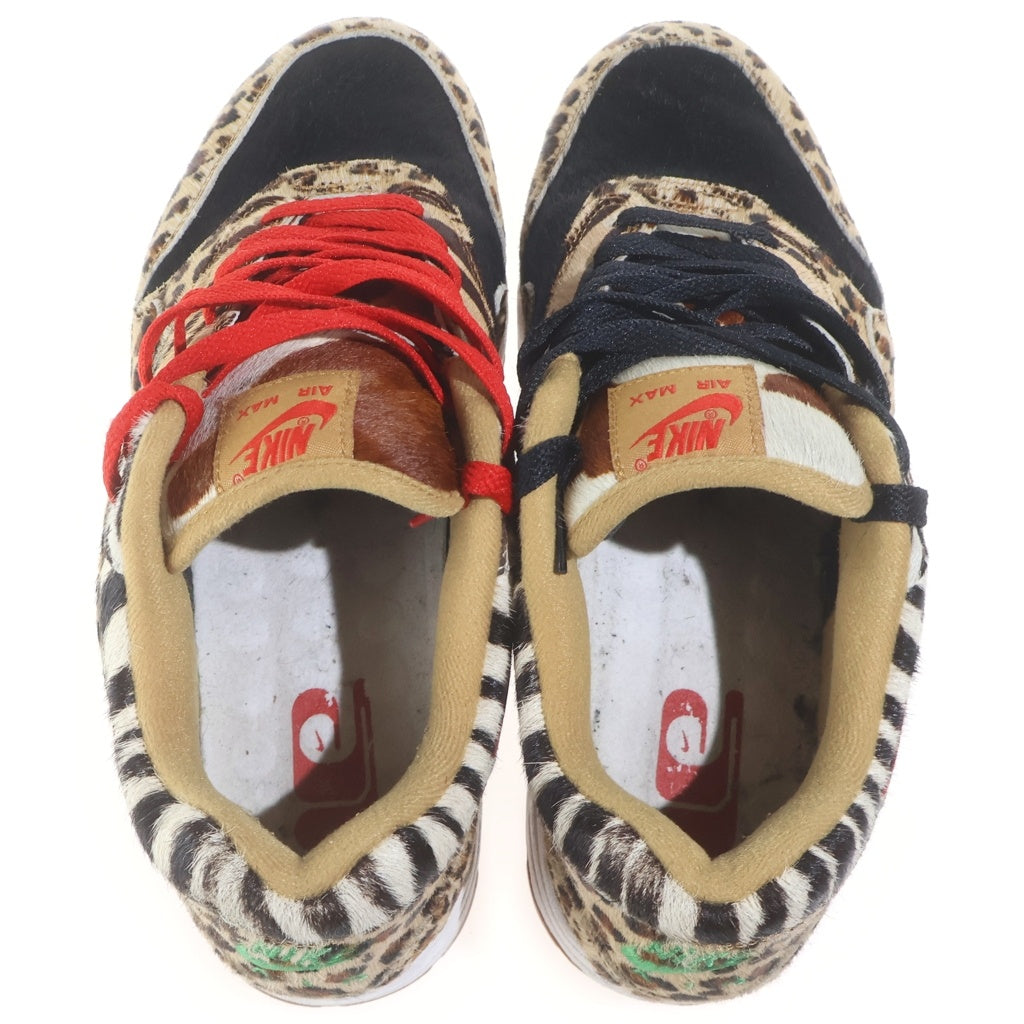 NIKE(ナイキ) ×ATMOS AIR MAX 1 DLX ANIMAL PACK/SAFARI アトモス エアマックス1 ローカットスニーカー マルチ US9/27cm