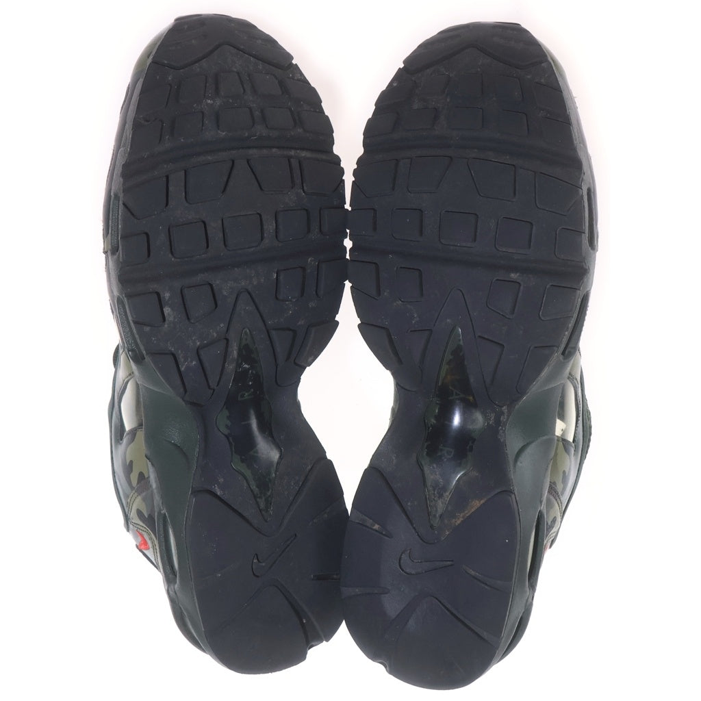 NIKE(ナイキ) ×SUPREME AIR MAX 96 DARK ARMY CAMO CV7652-300 シュプリーム エアマックス96 ローカットスニーカー グリーン US10.5/28.5cm