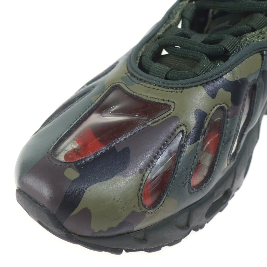 NIKE(ナイキ) ×SUPREME AIR MAX 96 DARK ARMY CAMO CV7652-300 シュプリーム エアマックス96 ローカットスニーカー グリーン US10.5/28.5cm
