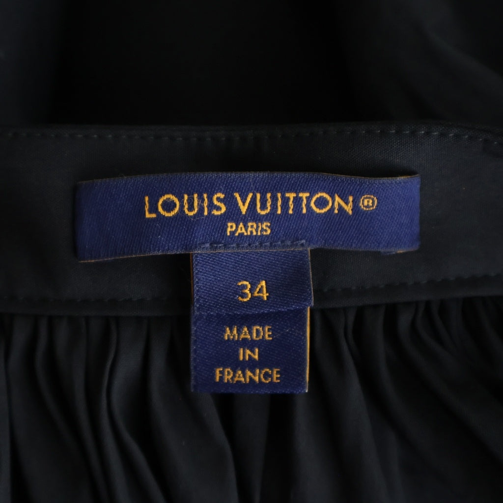 LOUIS VUITTON(ルイヴィトン) 24SS ラビッシュレースAラインスカート ブラック RW252WW BFP FTSK34 レディース