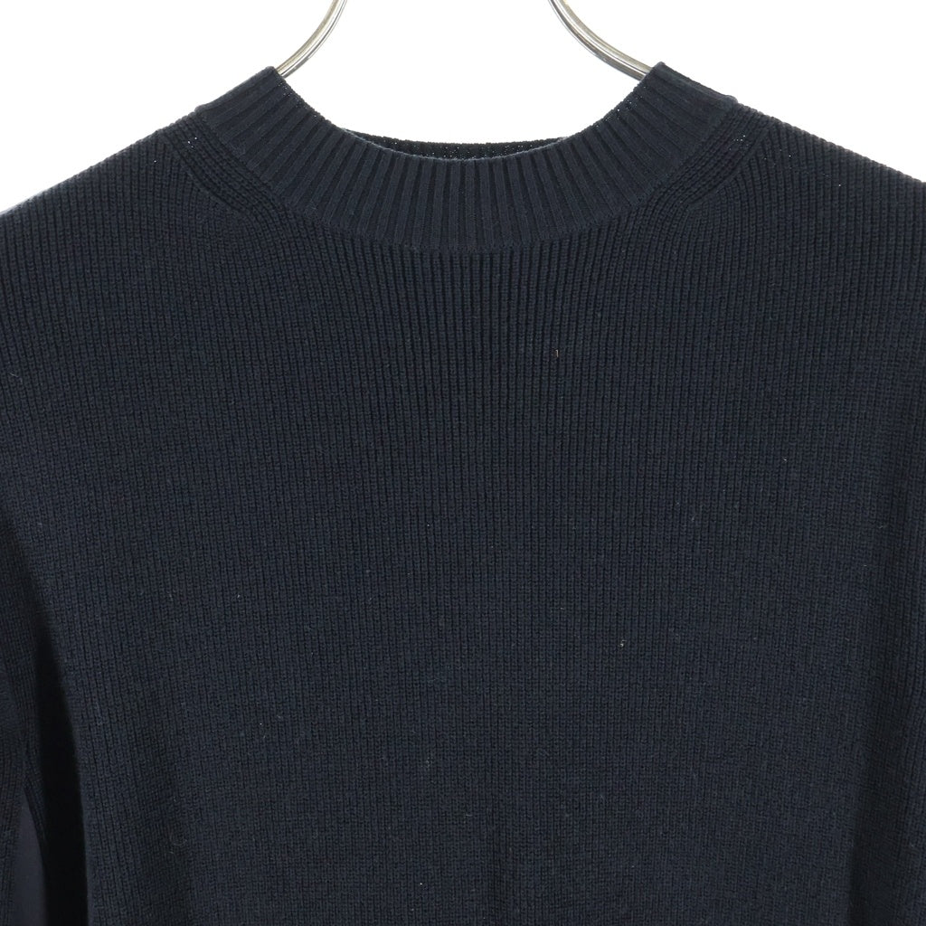 Sacai(サカイ) 25AW Suiting Mix Knit Dress ミックスニットドレス ブラック レディース 25-07952