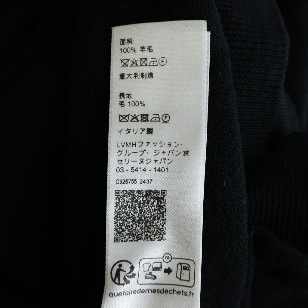 CELINE(セリーヌ) トリオンフエンブロイダリー クラシック クルーネック 長袖ニット セーター ブラック 2AH80322U.38NO レディース