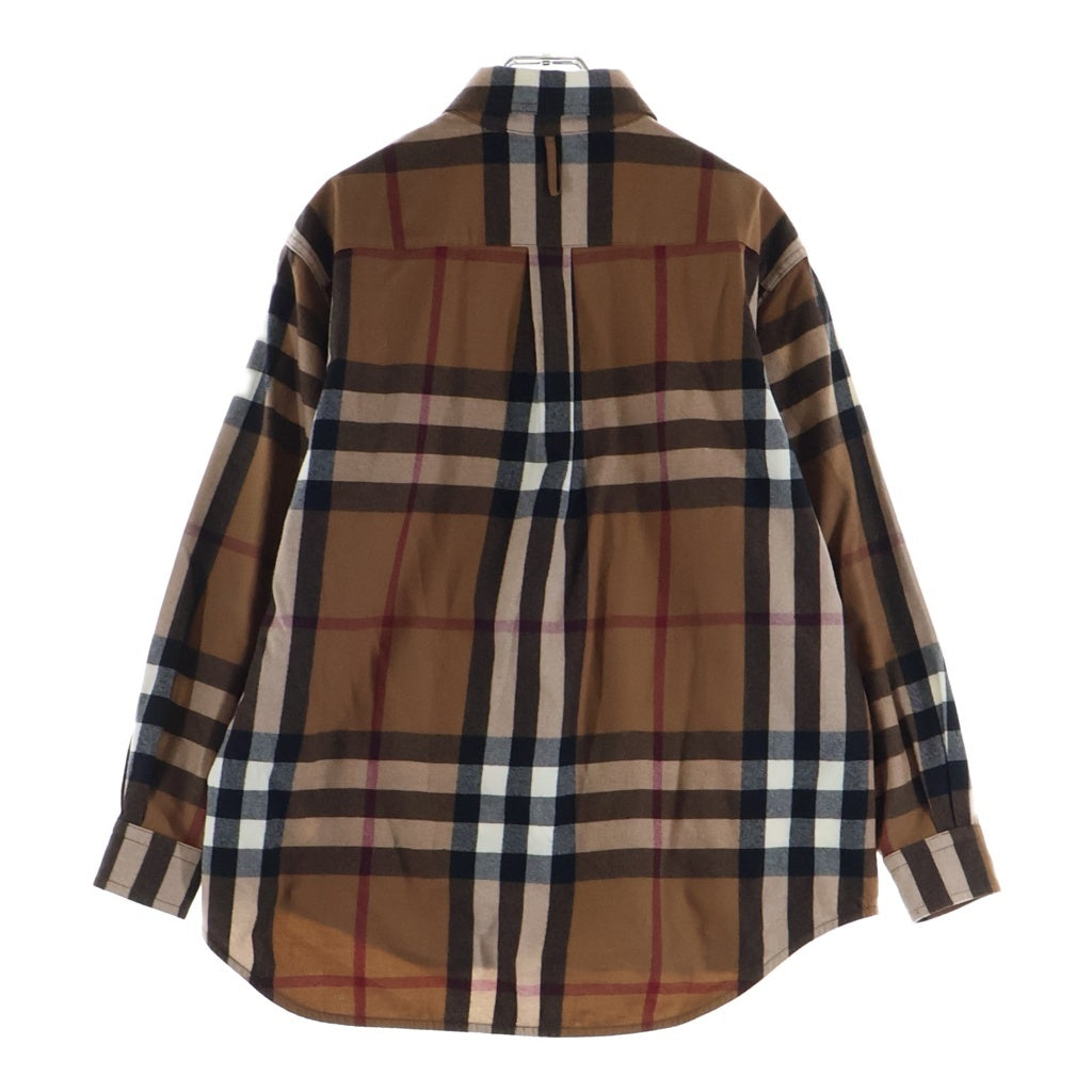 BURBERRY(バーバリー) ウールノヴァチェック 長袖シャツ ブラウン レディース 8046715