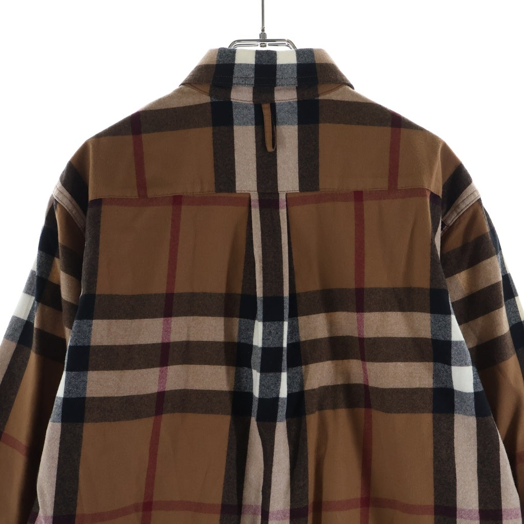 BURBERRY(バーバリー) ウールノヴァチェック 長袖シャツ ブラウン レディース 8046715