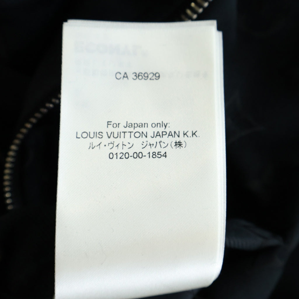 LOUIS VUITTON(ルイヴィトン) 25AW 裏地モノグラム総柄 ジップアップ リバーシブル ブルゾン ジャケット ブラック RM252ME SAI HTB30W