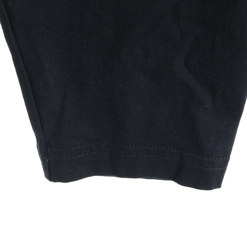 DOLCE & GABBANA(ドルチェアンドガッバーナ) ロゴ刺繍 コットン クルーネック 長袖Tシャツ カットソー ブラック G8SD2Z/G7PEA