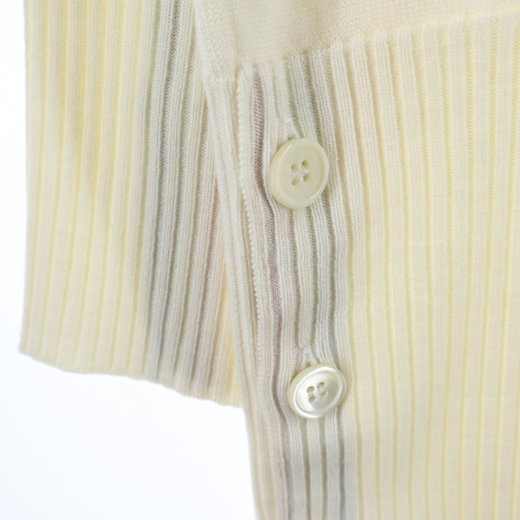 THOM BROWNE(トムブラウン) 4BAR コットン ニット クルーネック セーター ホワイト レディース FKA342A-Y1002100