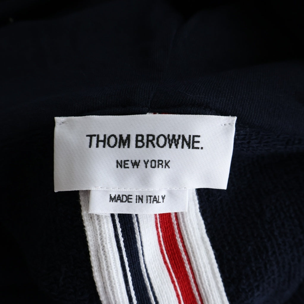 THOM BROWNE(トムブラウン) クラシック ジップアップ スウェットパーカー ネイビー レディース MJT153A-03377-415