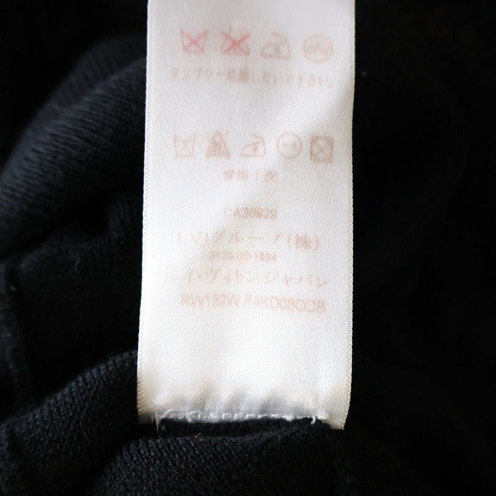 LOUIS VUITTON(ルイヴィトン) 13AW Wool Lace Knit Dress ウール レースデザイン ニットドレス ワンピース ブラック レディース RW132 F 4KD08OD8