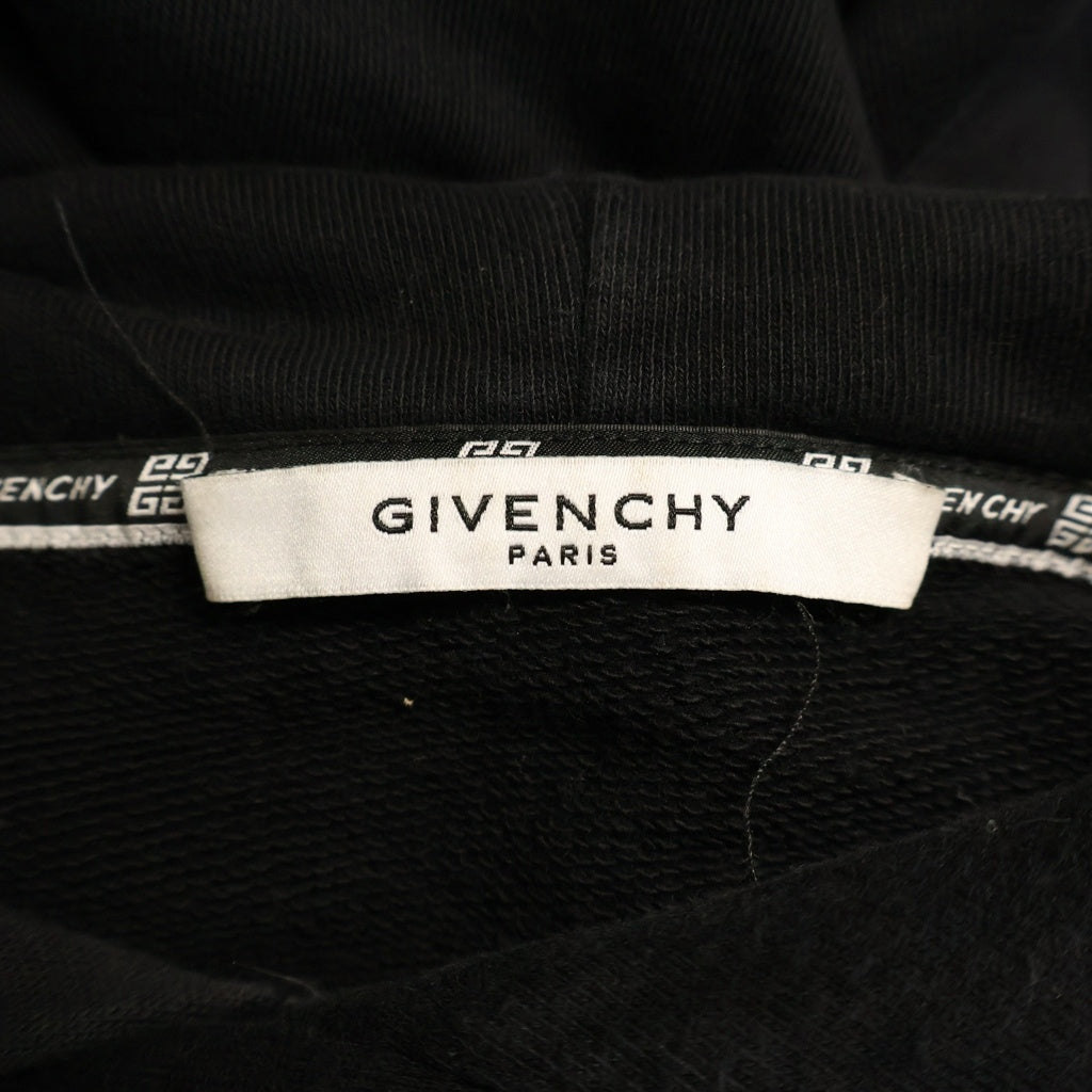 GIVENCHY(ジバンシィ) ロゴ スウェット プルオーバーパーカー ブラック BM700R30AF