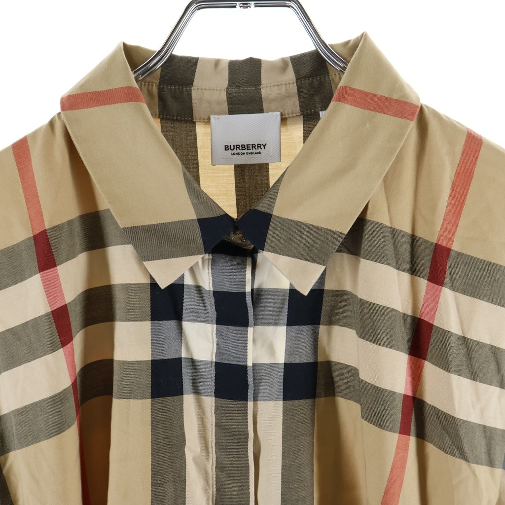 BURBERRY(バーバリー) ノヴァチェック シャツ ワンピース ドレス ブラウン 8053855 レディース