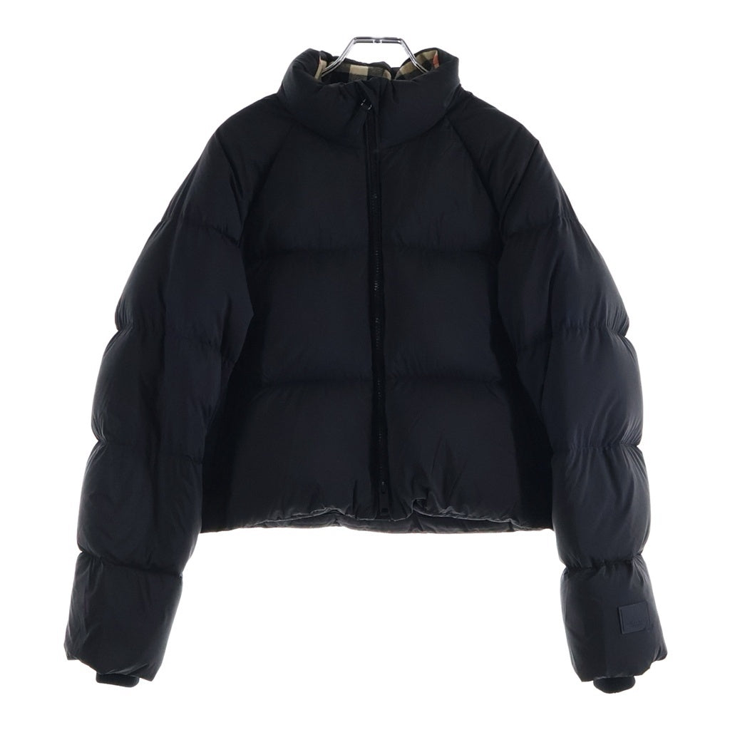 BURBERRY(バーバリー) ショート クロップド パファード ダウンジャケット ブラック レディース 8044730