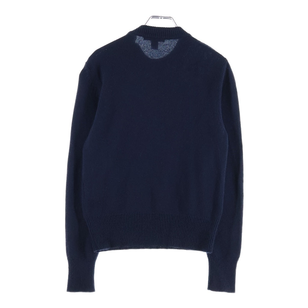LOUIS VUITTON(ルイヴィトン) 24SS ショルダーチェーンジップ カシミア ニットセーター レディース ネイビー RW241WW FZ3 FQKL14