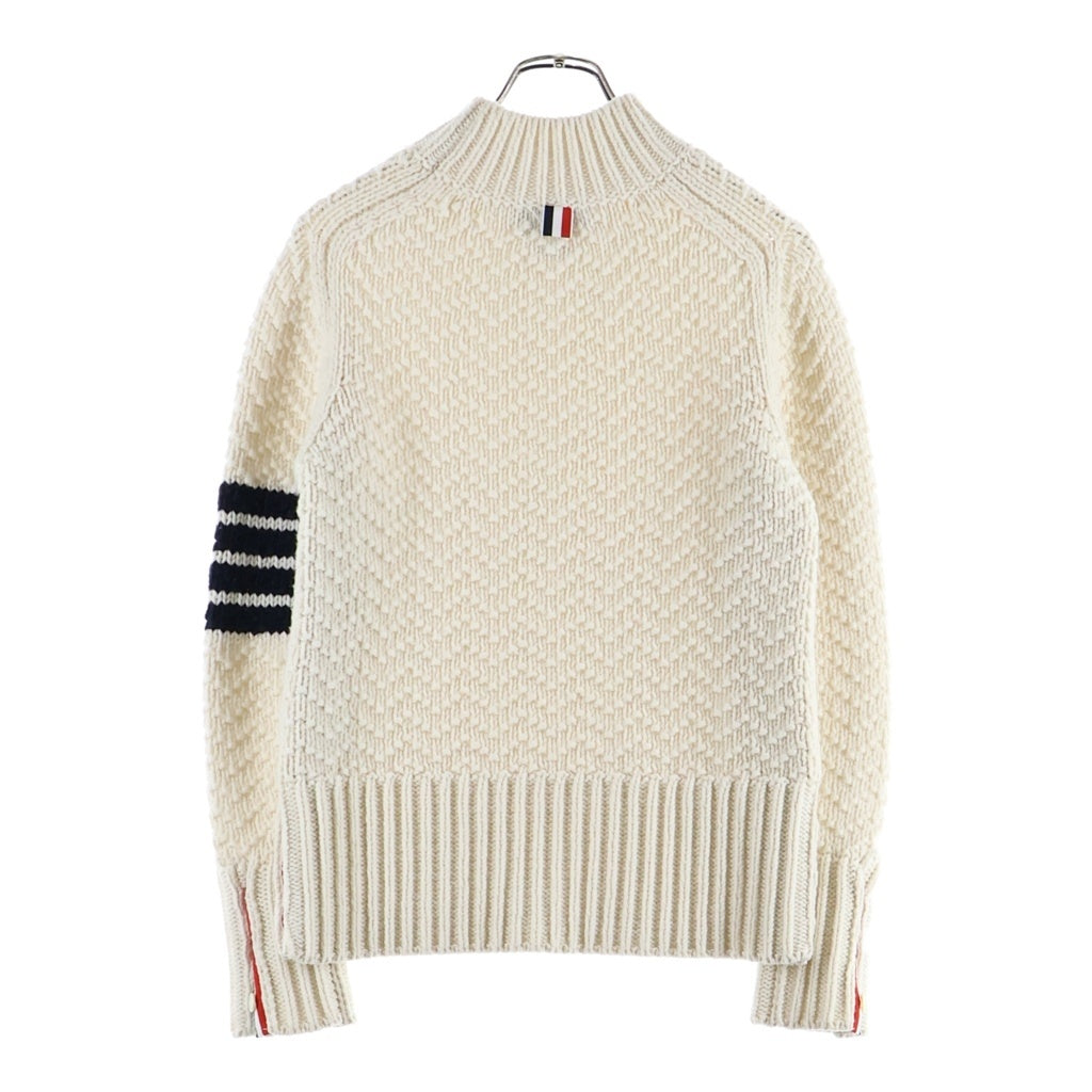THOM BROWNE(トムブラウン) 4Bar Cable Knit Sweater 4バー ケーブルニット セーター アイボリー FKA399A-Y1036-100 レディース